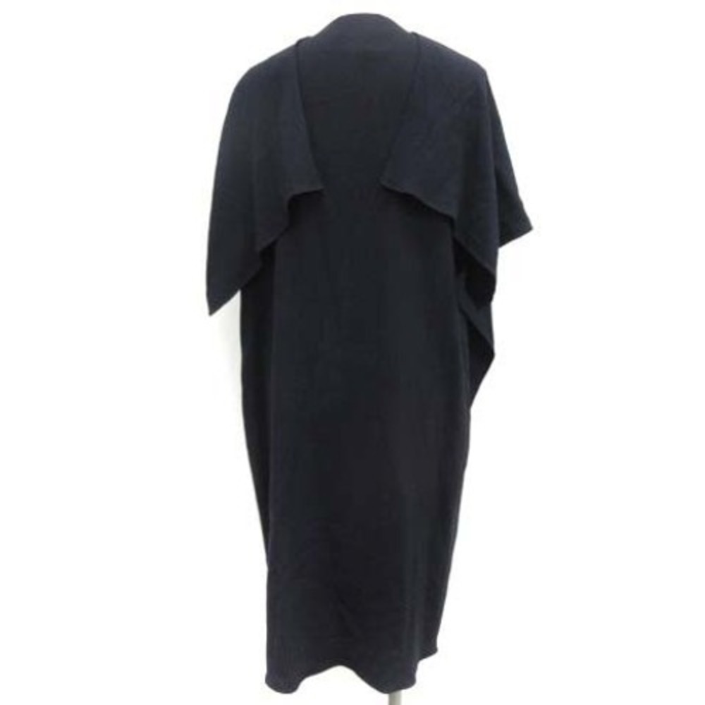 Maison Rabih Kayrouz Navy Blue V-Neck Kaftan Cape Dress NWT - Picture 2 of 6